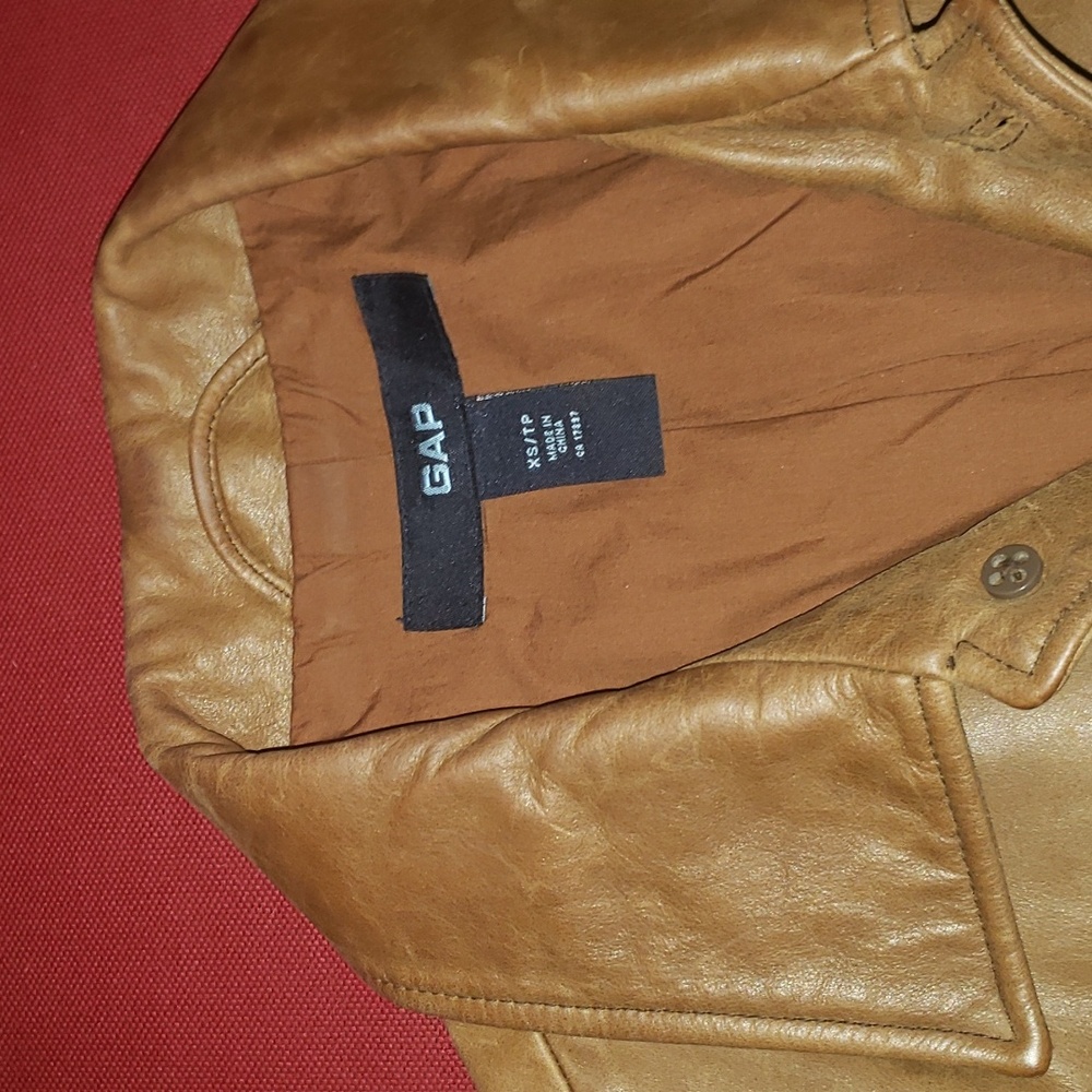 Gap leather jacket - Picture 6 of 6